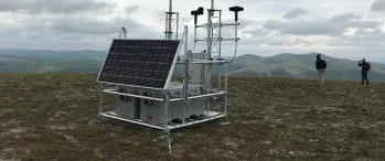 Power and communications unit near Council, AK