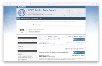 NGEE Arctic - Data Search